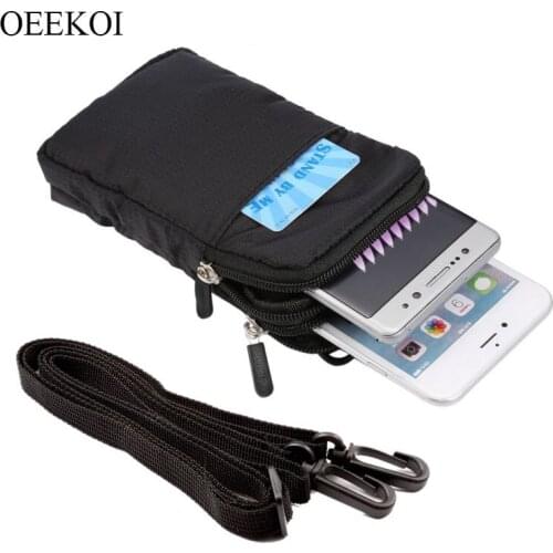 OEEKOI Multi-Function Belt Clip Sport Bag Pouch Case for Verykool Royale Quattro S5702/Apollo S5036
