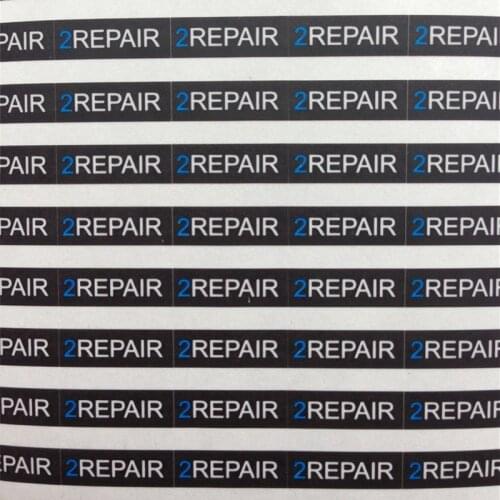 1000pcs Free Shipping Custom Printed Self Adhesive White Void Open Labels Screw Packing Seal Tamper Evident Sticker 15*5mm