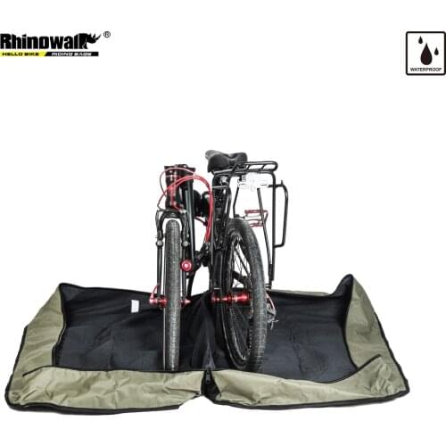 Rhinowalk 20 Inch Folding Bike Carrying Bag,Storage Waterproof Travel Case OutdoorsTransport Accessories for Bicycle Train