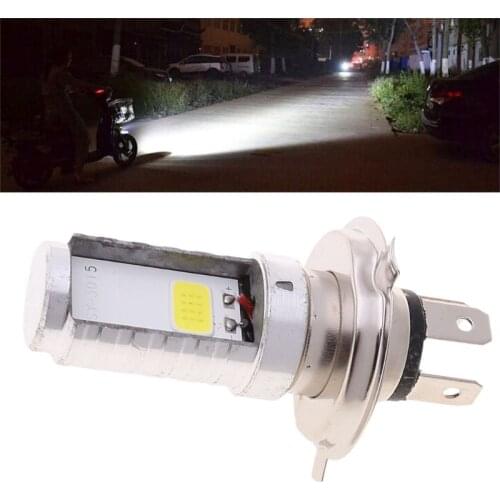 15W H4 Motorcycle Bulb LED Lamp Hi/Lo Beam Headlight Front Light For Honda Kawasaki