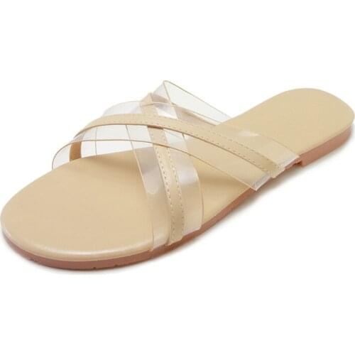 Slippers Women Outdoor 2019 Summer New hot Ladies Slippers Transparent Rome Casual Woman Slides