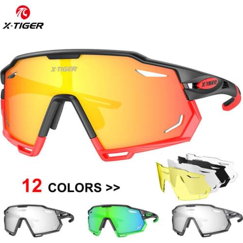 X-TIGER Cycling Glasses Polarized Outdoor Sports Men Cycling Sunglasses UV400 MTB Bike Glasses Eyewear For Bicycle Accessories