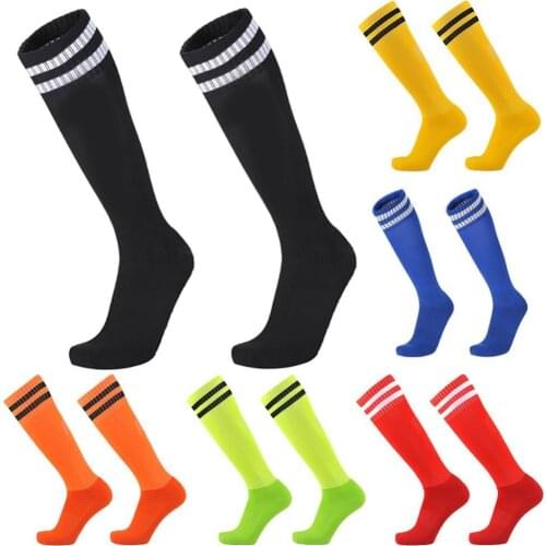 1 Pair Sports Socks Knee Legging Stockings Soccer Baseball Football Over Knee Ankle Sweat Adults Children Socks