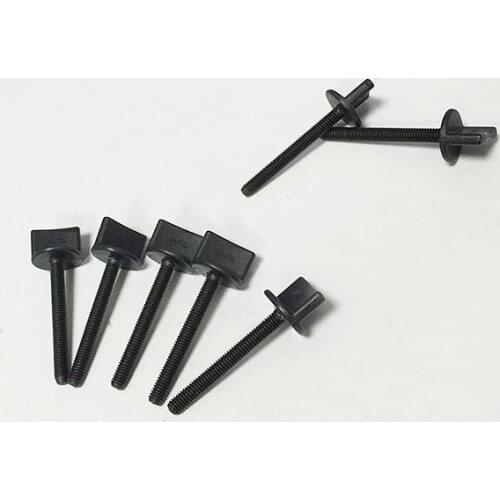 10pcs Nylon thumb screws M4 black plastic screw RC accessories
