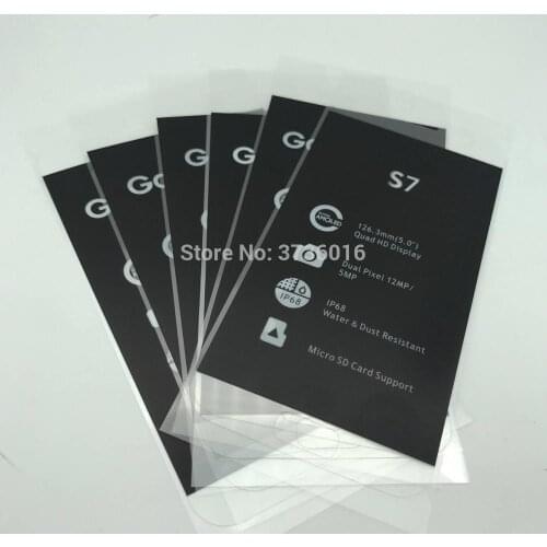 100pcs/bag New factory film sticker For samsung S7 to NOTE 20 plus screen protect Dirt-resistant Edge-to-edge Coverage Design