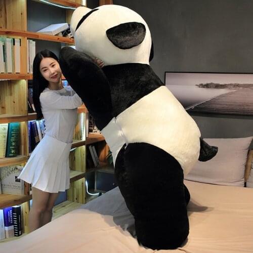 150cm/200cm Big Cute Panda Simulation Stuff Animal Plush Toy Dolls Baby Girls Birthday Gifts