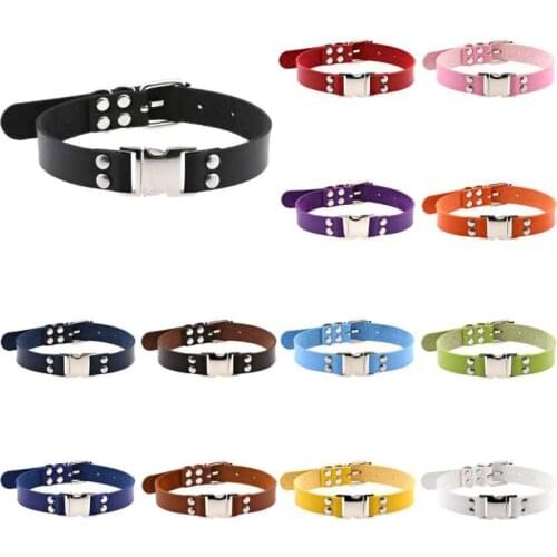 2021 New Design Goth Magnetic Button Choker Necklace Women Men Punk Belt Harajuku Collar Necklace Boho Couple Jewelry Party Gift