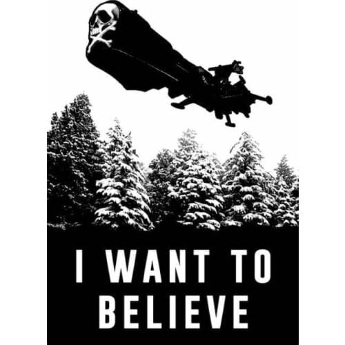 24style I Want To Believe X File TV Play Art Film Print Silk Poster for Your Home Wall Decor 24x36inch
