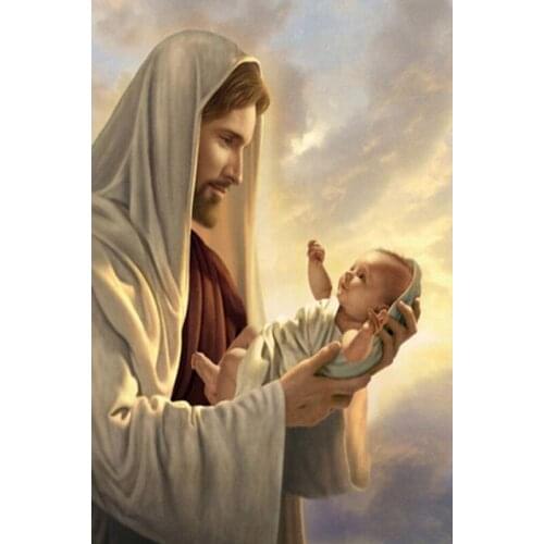 3D diamond Painting Cross Stitch kits Diamond Embroidery 5D Diy Diamond Mosaic pattern Jesus Picture resin gift