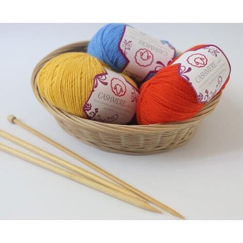 Free Shipping 300g(50g*6pcs) Anti Pilling Cashmere Merino Wool Soft Super Warm For Hand Knitting Baby thin Thread B