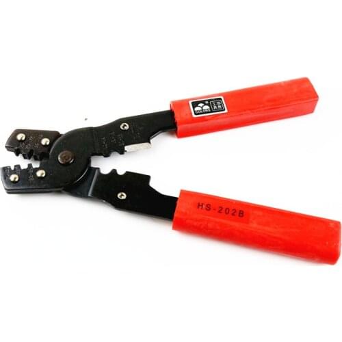 Free shipping HS-202B Multifunctional line pressing clamp the cold press clamp wiring terminal cutters crimping pliers