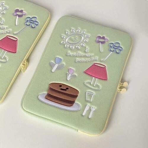 For Ipad Pro 9.7 11 Laptop Case 2020 New Korea Ins Cartoon Cake Mac 10.2 10.5 13 Inch Tablet Protective Sleeve Liner Bag Pouch