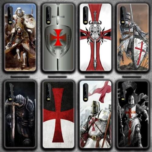 Templar Knight Phone Case for Huawei P20 P30 P40 lite E Pro Mate 30 20 Pro P Smart 2020 P10