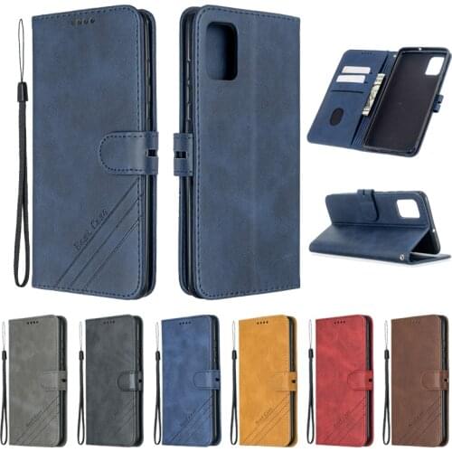 For Samsung Galaxy A31 Case Leather Flip Case on sFor Coque Samsung A31 A 31 A315F Cover Luxury Magnetic Wallet Phone Case Etui