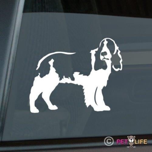 Petlife Springer Spaniel Test Color window decal