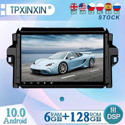 For Toyota Fortuner 2 2015-2020 Android10 Radio Player Car GPS Navigation Head Unit Car Radio with Screen WIFI DSP CARPLAY