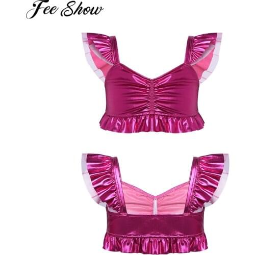 Футболки с коротким рукавом для девочек FEESHOW China At AliExpress