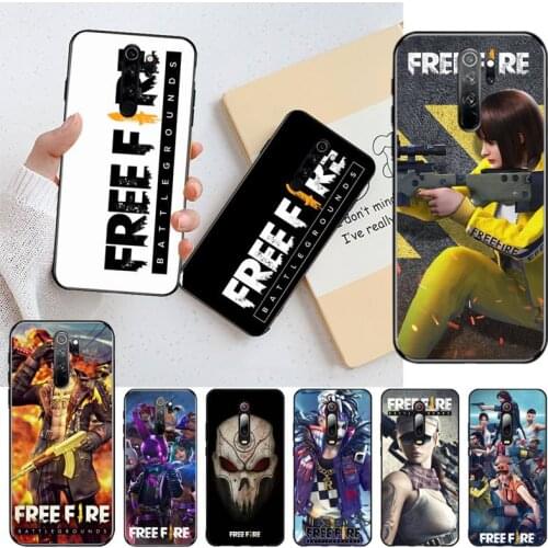Free Fire Game Phone Case for Redmi 9A 8A 7 6 6A Note 9 8 8T Pro Max Redmi 9 K20 K30 Pro
