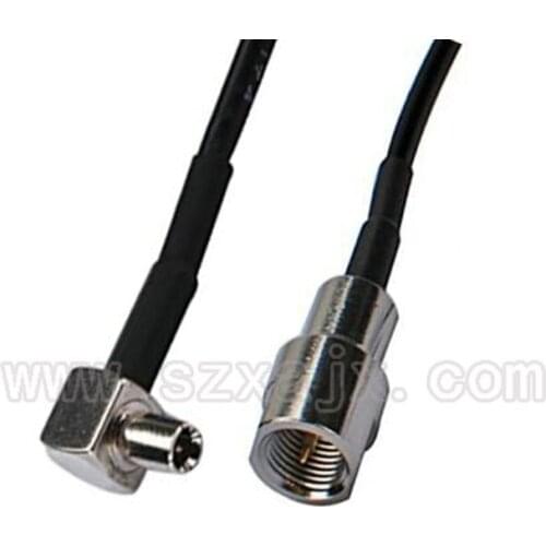 RUS Stock 10PCS RF Pigtail Cable FME to TS9 connector FME male to TS9 right angle crimp cable 15cm Russia fast shipping 3-15day