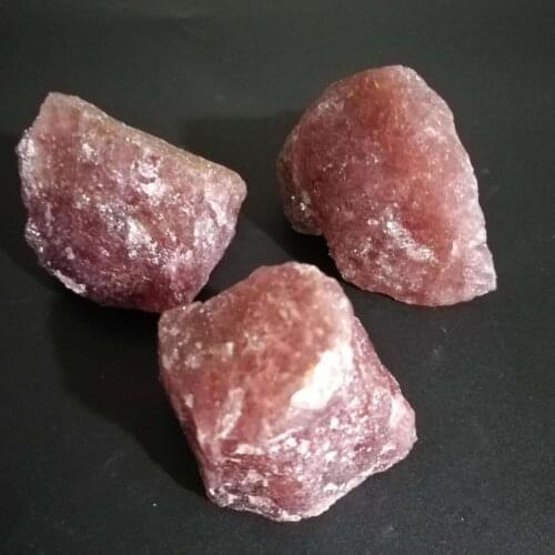 Natural Strawberry Quartz Crystal Rock Rough Stone Mineral Specimen Chakra Reiki Healing Gemstone Home Deco