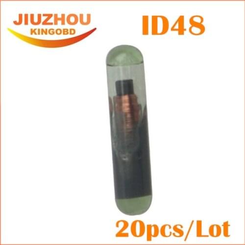 2016 New Arrive key transponder chip id48 20 pcs/lot ID48 Transponder Chip ID:48 Glass Chip Car id 48 megamos crypto chip