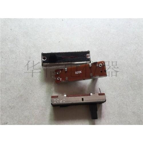 Original new 100% import SC-202N 3.5cm single coupling clipper potentiometer B20K handle 10MM with midpoint pin (SWITCH)