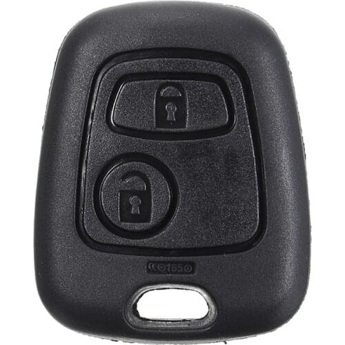 2 Buttons Plastic Remote Key Fob Case Shell Cover For Peugeot 107 207 307 407 For Citroen C1 C2 C3 C4