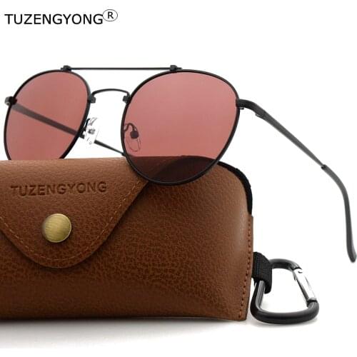 TUZENGYONG 2020 New Polarized Sunglasses Oval Women Fashion Sun Glasses Alloy frame Men UV400 Driving Sunglass Fishing Eyewear