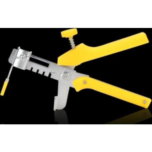 Durable Metal Tiling Locator Gun Floor Ceramic Tile Leveling System Yellow Plier Tile Installation Tools Spacer Leveler System