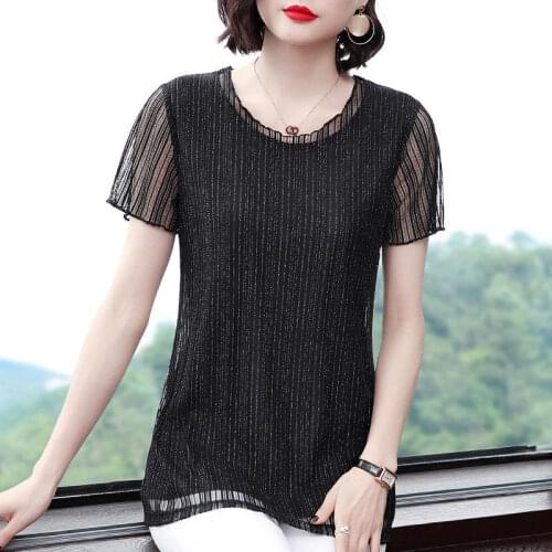 RibbonFish Women's T-shirts With Sequins