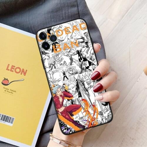 Undead ban anime manga fanart silicone Phone Case FOR iPhone Se 6 6s 7 8 Plus X Xr Xs 11 12 Mini Pro Max Glass Cover Shell