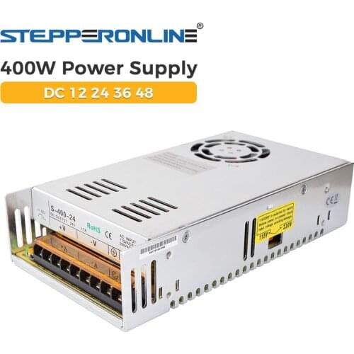 STEPPERONLINE 400W Switching Power Supply AC 115/230V to DC 12V 24V 36V 48V Source Transformer for CNC 3D Printer