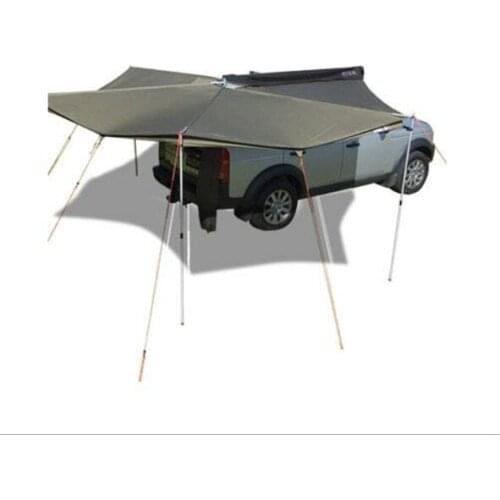 Unique Roof top tents awning side fan-shaped portable folding field camping trailer car outdoor tent