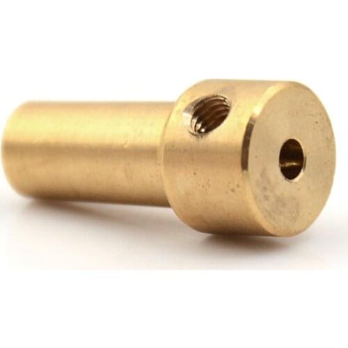 1 Pcs Brass Electric Drill Chuck JT0 Coupling Motor Shaft Coupler Clamp Fixture 3.17mm