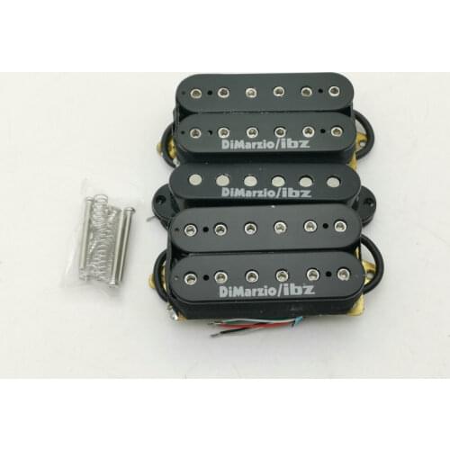 Ibanez guitar DiMarzioIBZ Alnico5 Guitar Pickups RG2550 / RG2570 HSH Electric Guitar Pickup N/M/B 1 Set + parts