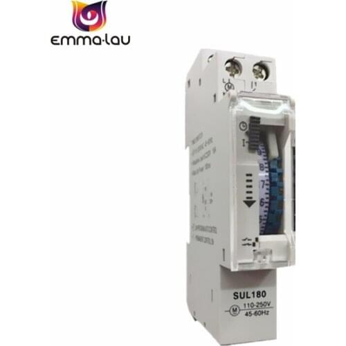 15 Minutes Min Mechanical Timer 24 Hours Timer Switch AC 110V 220V Programmable Din Rail Timers Measurement Analysis Instruments