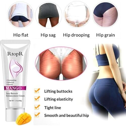 40g Mangos Sexy Buttock Enhancement Cream Bodys Skin Care Hip Firming Cream Whitening Moisturizing Anti-Aging Buttock Treatment