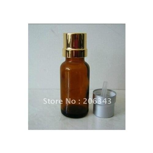 50ml brown/green/blue essential oil bottle with gold electric aluminum cap+plastic stopper,glass bottle