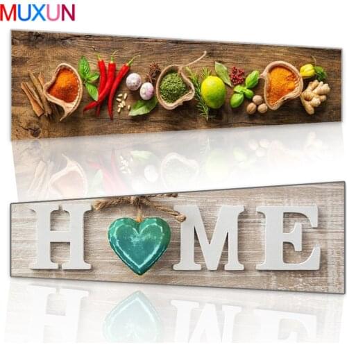 Muxun 5d Diamond Painting Fruit diy Diamond Embroidery kitchen Table Grape Peach Mosaic Full Round drill Painting by number