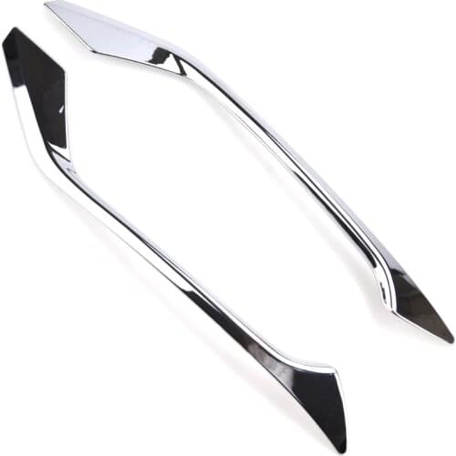 For Honda HR-V HRV Vezel 2016 2017 2018 Chrome Rear Fog Light Tail Lamp Eyebrow Cover Trim Protector Molding Bezel Frame Styling