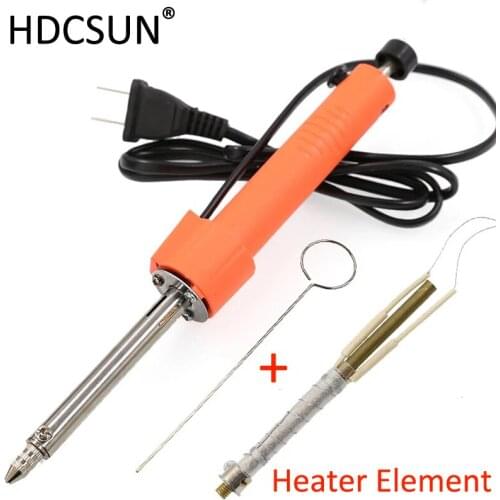 New 30W 220V Electric solder iron Vacuum Solder Sucker Welding Desoldering Pump Iron Gun Color Random