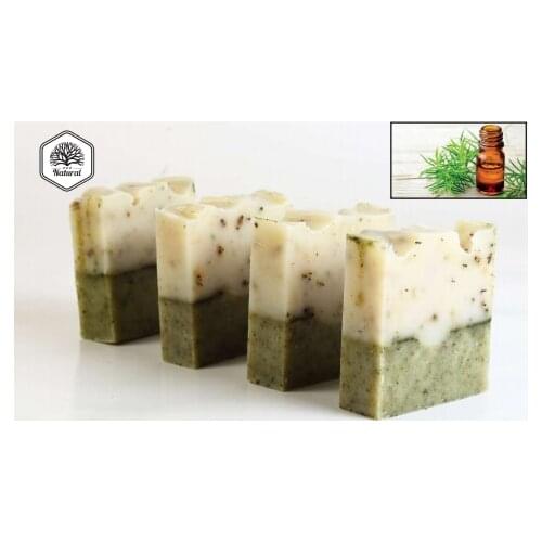 Tea Tree Soap Natural Organic Herbal Deep Cleaning Handmade Soap Facial Care Acne Hair Soap Gift Gives Vitality And Freshness