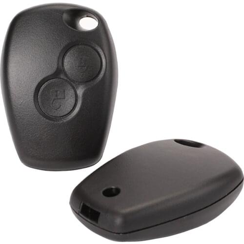 Kutery 2 Buttons Remote Car Key Case For Renault Megane Modus Espace Laguna Duster Logan DACIA Sandero Fluence Without Blade