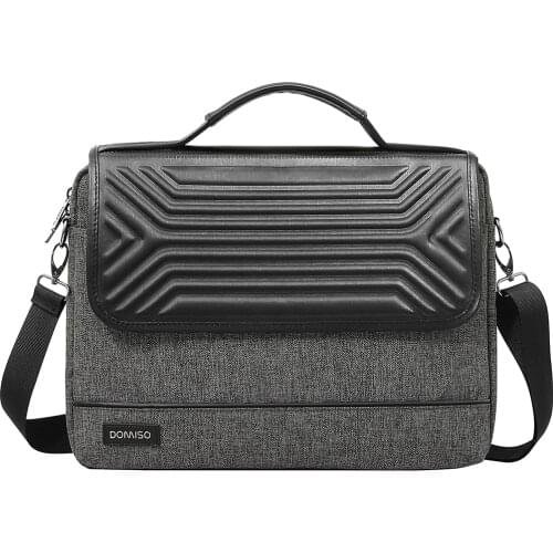 Multi-Functional 14 15.6 17.3 inch Laptop Sleeve Business Briefcase Waterproof Messenger Shoulder Bag for Laptops Black