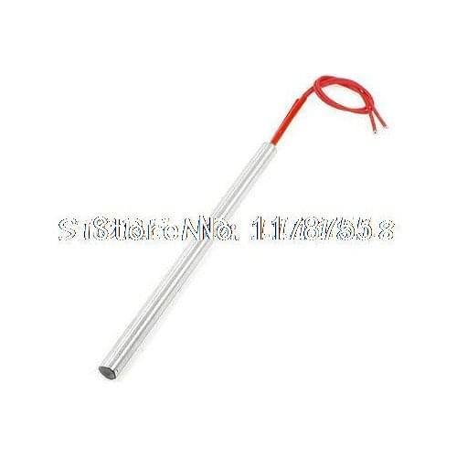 220V 800W 12mm x 200mm Heating Head Insulated Wire End Cartridge Heater