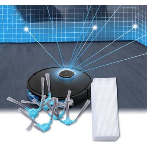 Main Roller Side Brush Hepa Filter Mop Cloth Replacement Parts for Conga 1290 1390 Robot Vacuum Cleaner Accessories