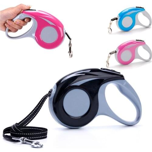 Pet Dog Leash Automatic Retractable Traction Rope For Large Medium Small Dog Extending Walking Dog Nylon Rope Smycz Dla Psa