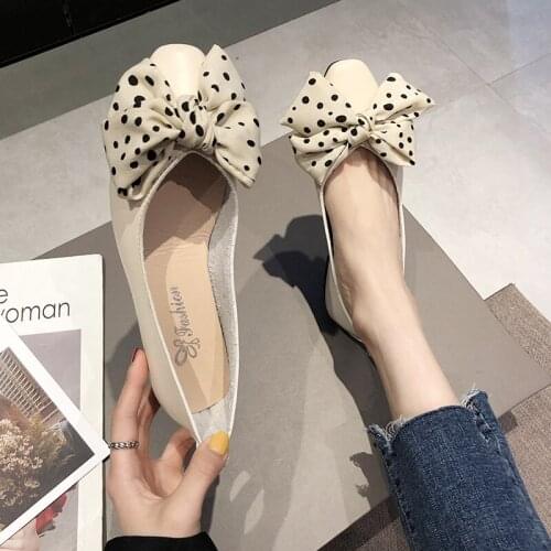 Women Flats Shoes Fashion Ladies Metal Shallow Single Flat Pointed Toe Black Beige Casual Shoes Sapato Feminino Chaussures Femme