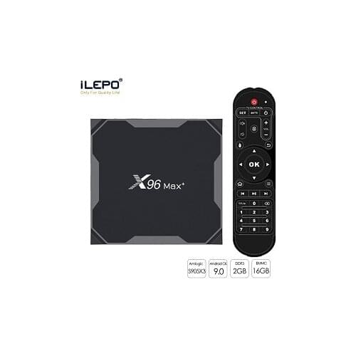 Android 9.0 TV BOX X96 MAX Plus 2GB 16G Amlogic S905X3 Quad Core 8K Video Player Wifi 2.4/5G smart tv box x96 max