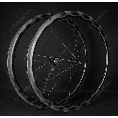 Ultra Light Wholesale 2021 High End X38 New Road Cycling Climbing Wheels Novatec AS61cb/FS62cb Carbon Hubs Racing Qaulity Wheels